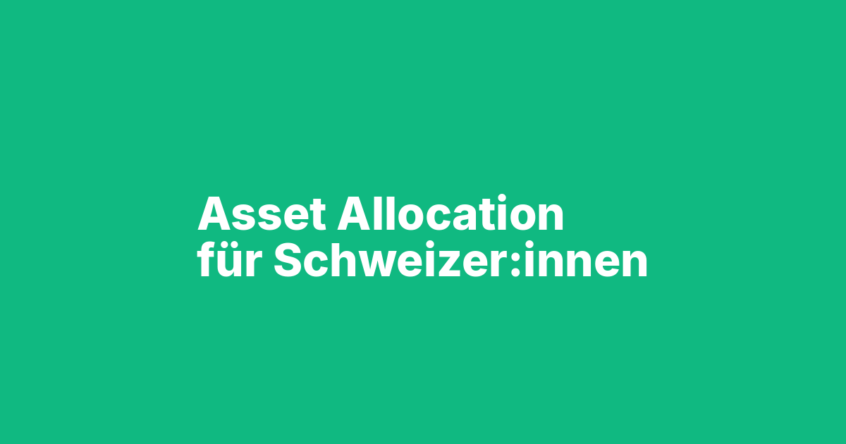Beitragsbild Asset Allocation: Wie du dein ETF-Depot richtig aufbaust